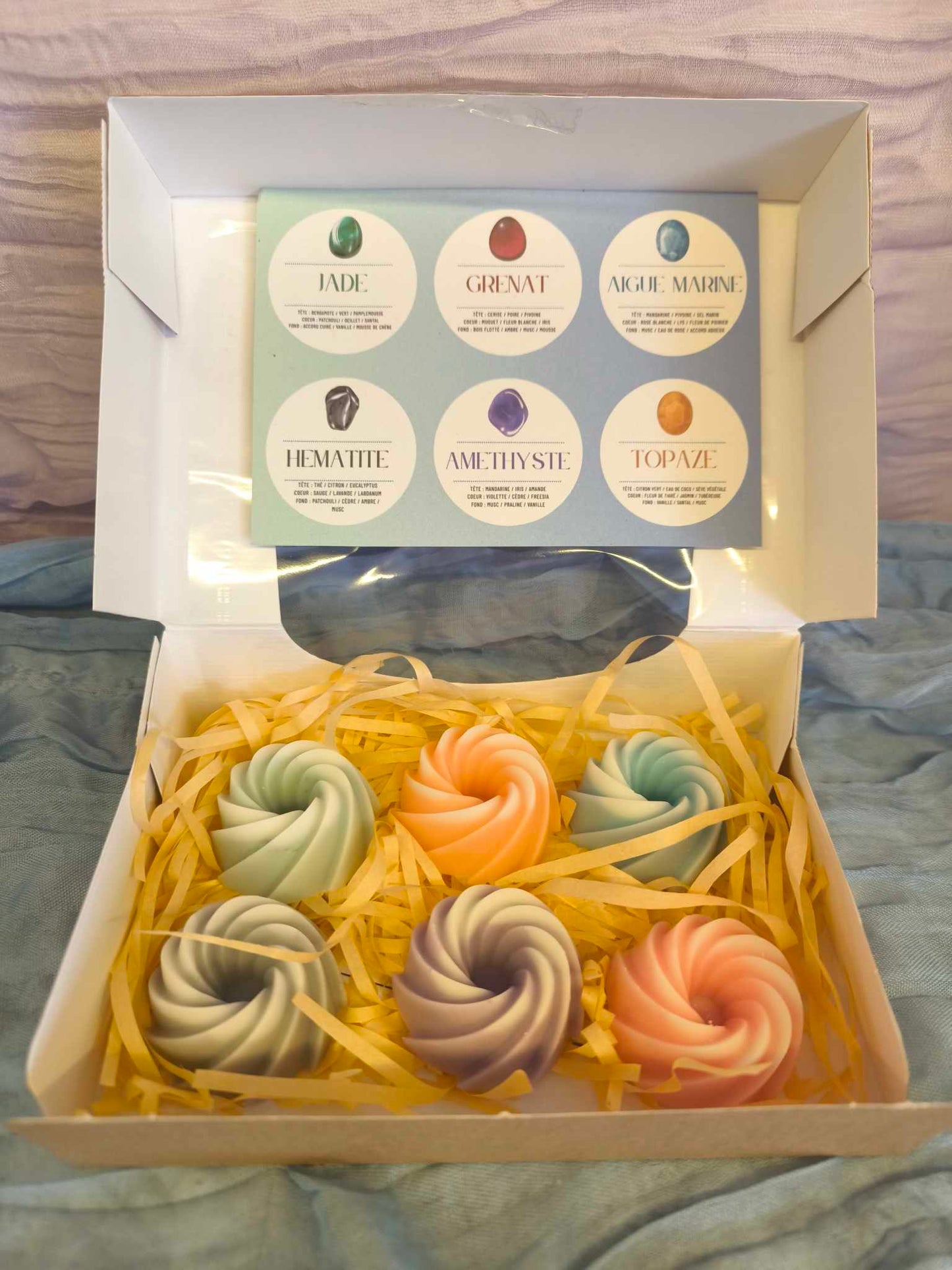 Box 6 fondants parfumés